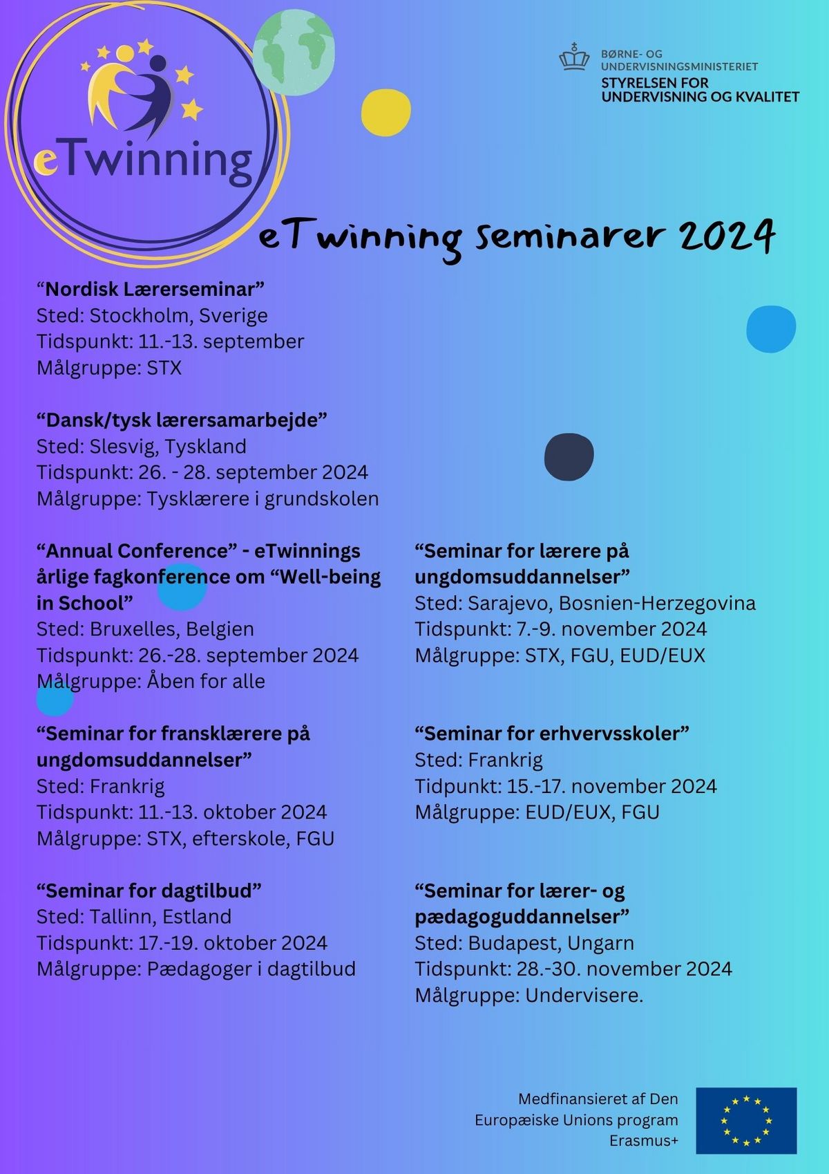 Skal du med på seminar i 2024?