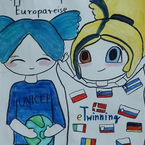 UNICEF-Puppen auf Europareise
