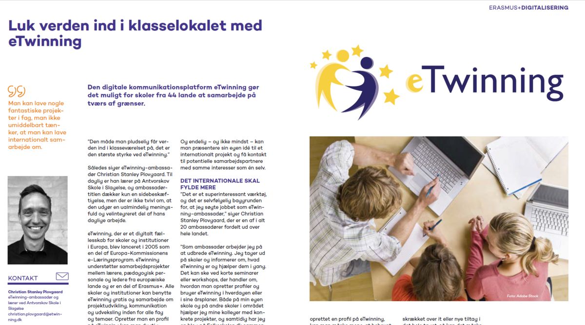 Luk verden ind i klasselokalet med eTwinning